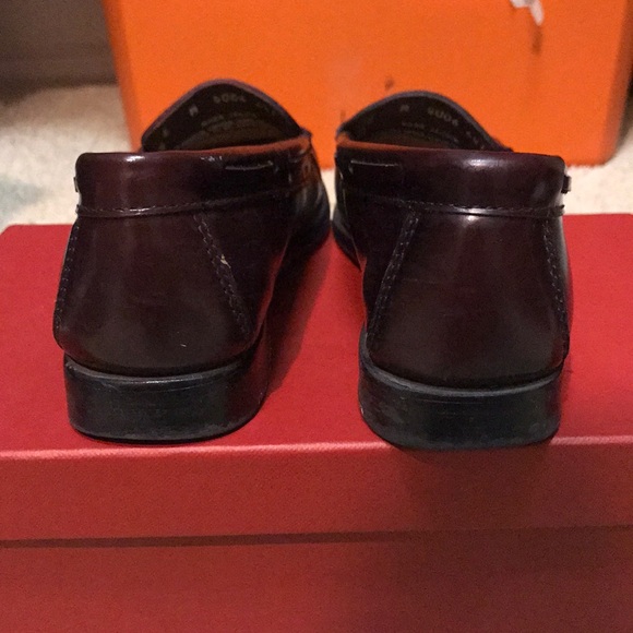Bass Oxblood Loafers Size 6 - Picture 3 of 6